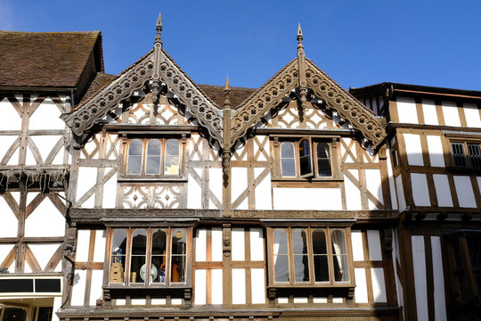 Casa medieval en Ludlow, Inglaterra