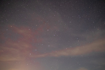 starry sky with stars