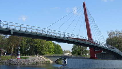 footbridge  Jelgava, Latvia