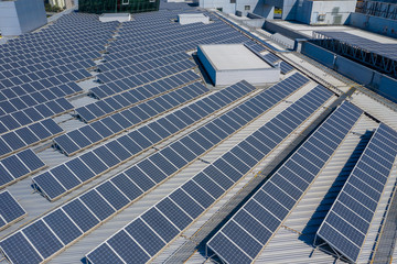 Roof top with solar power panel