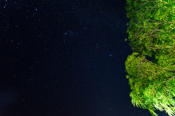 Sky Galaxy Over Pacific Ocean