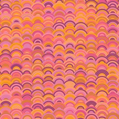 Trendy pattern with living coral waves patterns for banner design. Living coral color 2019. Beautiful geometric backdrop. Set living coral waves patterns, great design for any purposes.