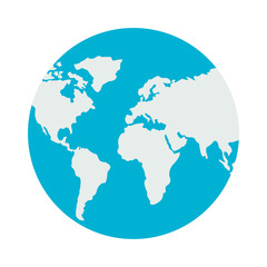 Fototapeta na wymiar world globe map