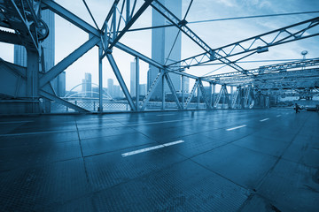 Expressway and Modern Urban Architecture in Tianjin, China