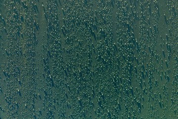 Waterdrops on canvas