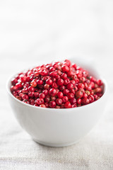 Dried pink peppercorn.