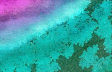 Fototapeta premium Multi-color brush strokes in oil structure. Grunge fine art mixed media texture. Artistic detailed background. Interesting designed pattern. Prints backdrop.