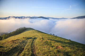 Amazing Sunrise in Mountain Hills