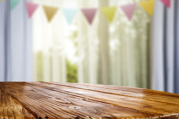 table background of free space and Easter time 