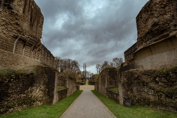 Entrance to the Trier ancient theater arena, Trier, Germany