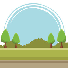 Obraz premium landscape forest nature