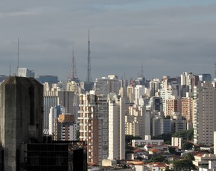 Fototapeta na wymiar view of sao paulo city