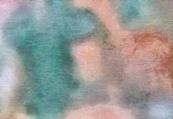 Detailed close-up grunge clouds abstract background. Dry brush strokes hand drawn oil painting on canvas texture. Creative simple pattern for graphic work, web design or wallpaper. Chaotic splashes.