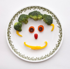 Healthy Plate of Veggies