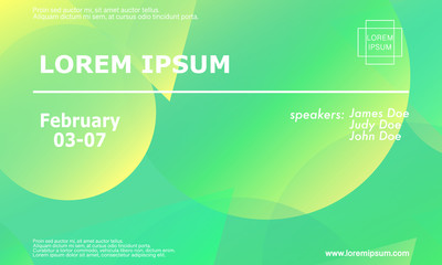 Conference invitation design template