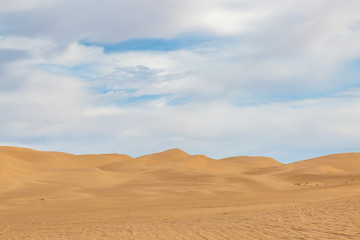 Fototapeta na wymiar The Imperial Sand Dunes in California