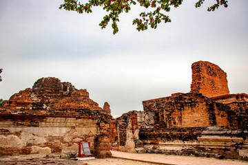 Wat Mahathat Temple in Ayutthaya, Thailand