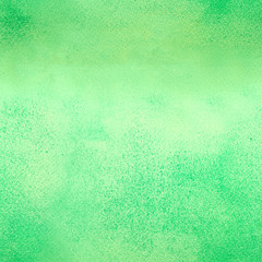 Seamless green abstract watercolor pattern