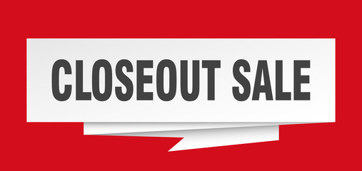 closeout sale