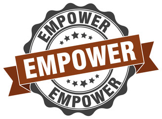 empower stamp. sign. seal