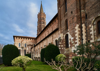 Fototapeta premium The Basilica of Saint Sernin, in Toulouse, France