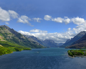 Waterton Lake, Waterton Lakes National Park is a national park located in the southwest corner of...