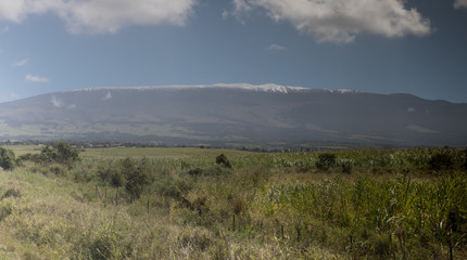 Snow on the summit of Maui