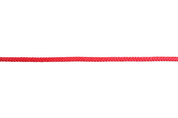 Color rope on white background. Simple design