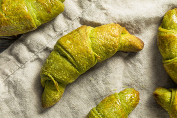 Homemade Green Tea Matcha Croissants