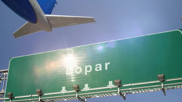 Airplane Take off Lopar