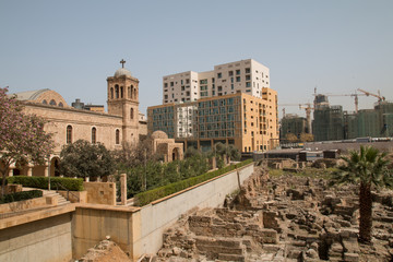 Naklejka premium Al Nourieh Shrine, Lady of the Light, Beirut, Lebanon, Middle East