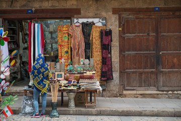 Fototapeta na wymiar Souk in Byblos, Lebanon