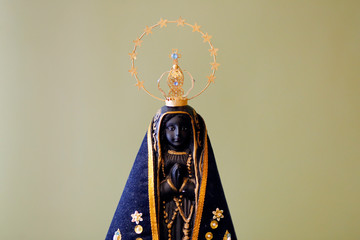 Statue of the image of Our Lady of Aparecida