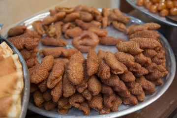 Food at the souk of Sidon, Lebanon