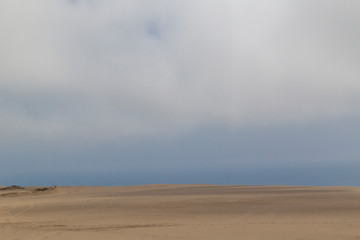 beaches of pisco, paracas, peru, The sea and the desert come together