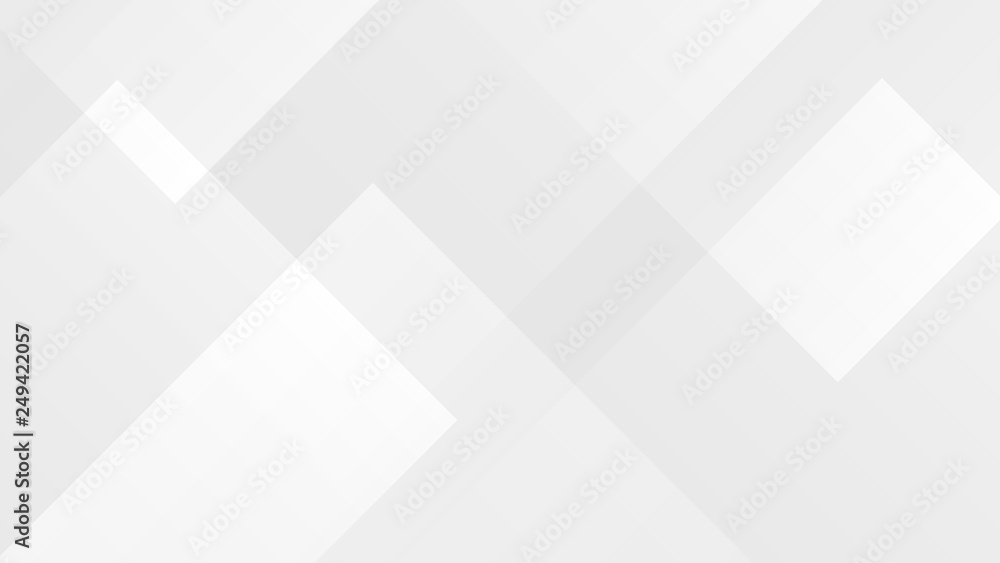 Canvas Prints white gradient abstract polygon pattern on gray background.