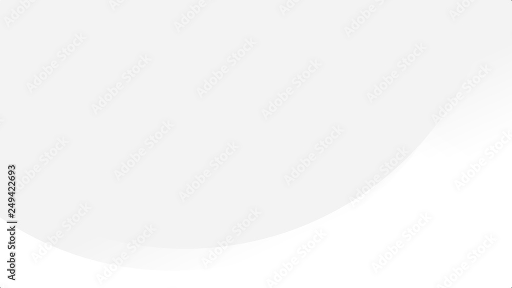 Sticker white gradient abstract curve pattern on gray background.