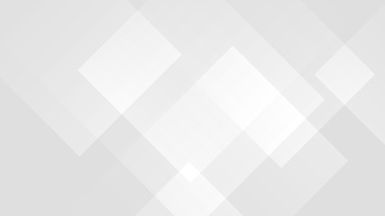 White gradient abstract polygon pattern on gray background.