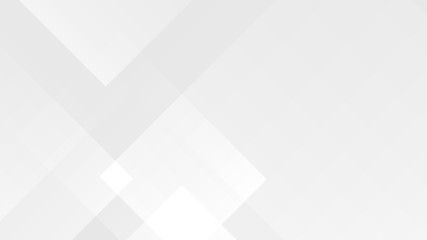 White gradient abstract polygon pattern on gray background.