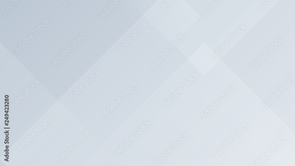Wall mural white gradient abstract polygon pattern on gray background.