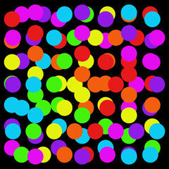 Fototapeta na wymiar Abstract colorful circles pattern