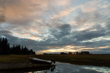 Lake Clark NP sunrise;  Alaska
