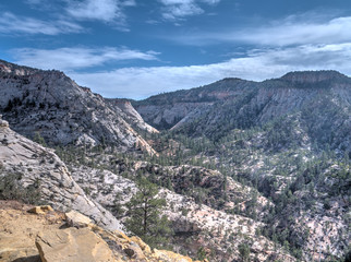 view of mountains