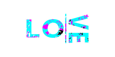 Sologan love on a white background T-shirt design with leopard print. Slogan t-shirt with leopard skin texture. Trendy t shirts with graphic print