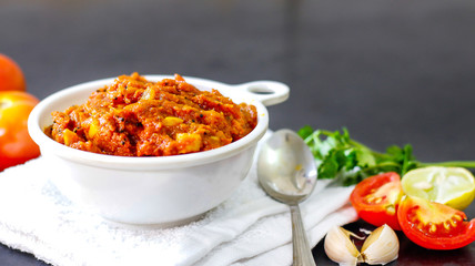 Tomato rice or Tomato pickle