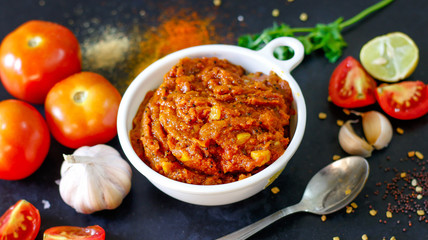 Tomato rice or Tomato pickle