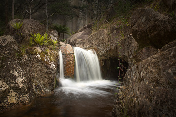 Fototapeta na wymiar Mount Paris decommissioned dam in Tasmania