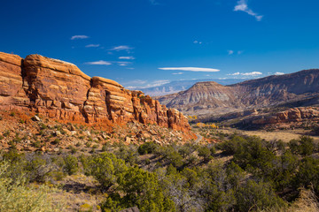 Colorado National Monument. National park in the Mesa County, Colorado. USA