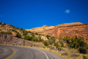 Colorado National Monument. National park in the Mesa County, Colorado. USA