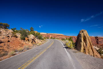 Colorado National Monument. National park in the Mesa County, Colorado. USA